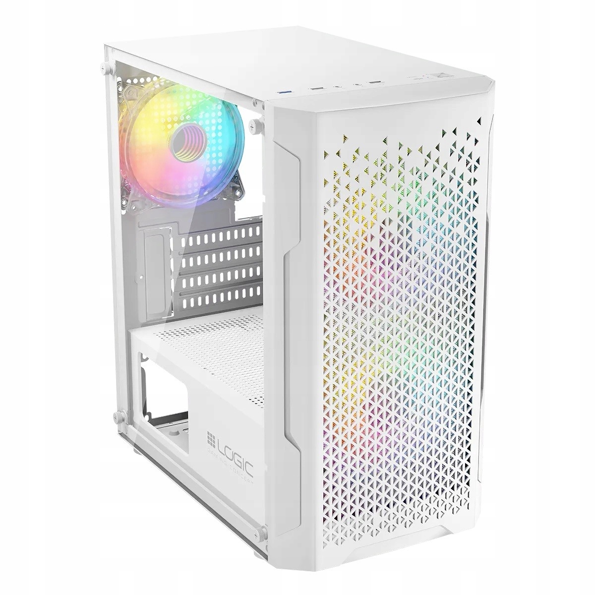 Skrinka Logic Concept Aramis Argb Mini Tower, biela